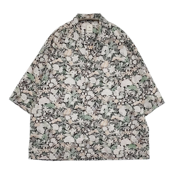KICS DOCUMENT. BOTANICAL PRINT H/S SHIRT ボタニカルプリントハーフスリーブシャツ マルチカラー メンズ キクスドキュメント【中古】5-0806S♪