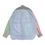 THE NERDYS CRAZY Pattern Shirt 定価19800円 ストライプ 長袖シャツ マルチカラー メンズ ザナーディーズ【中古】5-1201M∞