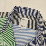 THE NERDYS CRAZY Pattern Shirt 定価19800円 ストライプ 長袖シャツ マルチカラー メンズ ザナーディーズ【中古】5-1201M∞