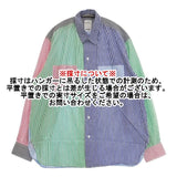THE NERDYS CRAZY Pattern Shirt 定価19800円 ストライプ 長袖シャツ マルチカラー メンズ ザナーディーズ【中古】5-1201M∞