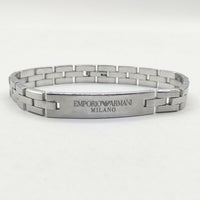 Emporio Armani ブレスレット シルバー メンズ エンポリオ・アルマーニ【中古】5-1012G∞