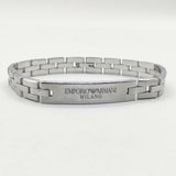 Emporio Armani ブレスレット シルバー メンズ エンポリオ・アルマーニ【中古】5-1012G∞