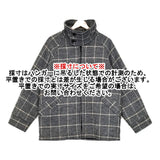 nuterm BIG HARRINGTON JACKET チェック ウール サイズS ジャケット ブラック ベージュ ホワイト メンズ ニューターム【中古】5-1007A◆