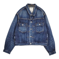 VISVIM 101X JKT DMGD-1010 定価110000円 0125105006003 サイズ2 デニムジャケット 25SS ブルー メンズ ビズビム/ヴィズヴィム【中古】5-0731M♪