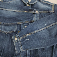 VISVIM 101X JKT DMGD-1010 定価110000円 0125105006003 サイズ2 デニムジャケット 25SS ブルー メンズ ビズビム/ヴィズヴィム【中古】5-0731M♪