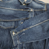 VISVIM 101X JKT DMGD-1010 定価110000円 0125105006003 サイズ2 デニムジャケット 25SS ブルー メンズ ビズビム/ヴィズヴィム【中古】5-0731M♪