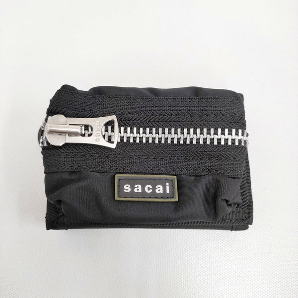 Sacai Pocket Trifold Wallet 定価27500円 25-01026s 三つ折り財布 25SS ブラック メンズ サカイ【中古】5-0731G♪