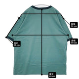 Champion トリムTシャツ リンガー プリント サイズXL C8-Z329 palm island florida 半袖Ｔシャツ カットソー エメラルドグリーン メンズ チャンピオン【中古】6-0422S∞