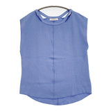 AEWEN MATOPH サーマル ノースリーブ カットソー ライトブルー レディース イウエンマトフ【中古】5-0809S♪