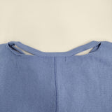 AEWEN MATOPH サーマル ノースリーブ カットソー ライトブルー レディース イウエンマトフ【中古】5-0809S♪