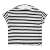 ORCIVAL コットンロードバスクシャツ ボーダー RC-9035 Tシャツ カットソー ホワイト ネイビー レディース オーシバル/オーチバル【中古】5-0809S♪