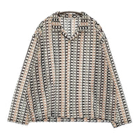 JOURNAL STANDARD アブストラクトレースシャツ M 定価14300円 長袖シャツ 25SS ホワイト メンズ ジャーナルスタンダード【中古】5-0902M♪