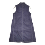 BEAMS BOY ドット 水玉 シャツワンピース ワンピース ネイビー ホワイト レディース ビームスボーイ【中古】5-0819S♪