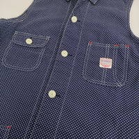 BEAMS BOY ドット 水玉 シャツワンピース ワンピース ネイビー ホワイト レディース ビームスボーイ【中古】5-0819S♪