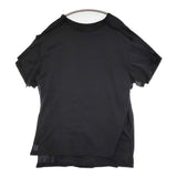 B Yohji Yamamoto 2シルケット 天竺3重半袖Tシャツ NN-T58-074 サイズ2 カットソー ブラック メンズ ビーヨウジヤマモト【中古】5-0815S♪