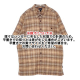 patagonia ACシャツ 52921 オーガニックコットン チェック サイズL 半袖シャツ オレンジ メンズ パタゴニア【中古】6-0422S∞#