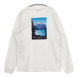 WOOLRICH WJSW0026 コットン 長袖Ｔシャツ カットソー ロンＴ ホワイト メンズ ウールリッチ【中古】5-1113M∞