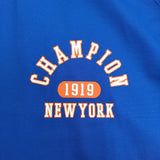 Champion GOLF モックネックシャツ サイズL 定価8580円 ゴルフウェア 半袖Ｔシャツ カットソー ブルー メンズ チャンピオン【中古】5-0815S♪