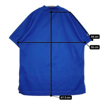 Champion GOLF モックネックシャツ サイズL 定価8580円 ゴルフウェア 半袖Ｔシャツ カットソー ブルー メンズ チャンピオン【中古】5-0815S♪