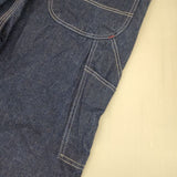 Dickies 11.75oz リジッドデニム Bibオーバーオール 定価12980円 38×32 オールインワン ツナギ ネイビー メンズ ディッキーズ【中古】5-1113M∞