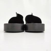 GABRIELA COLL GARMENTS Open Toe Babouche NO.7 39 ラムレザー 革 サンダル 25SS ブラック メンズ ガブリエラコールガーメンツ【中古】5-0902G♪