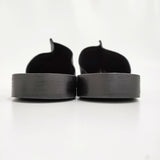 GABRIELA COLL GARMENTS Open Toe Babouche NO.7 39 ラムレザー 革 サンダル 25SS ブラック メンズ ガブリエラコールガーメンツ【中古】5-0902G♪