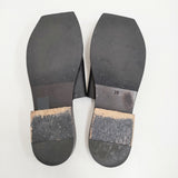 GABRIELA COLL GARMENTS Open Toe Babouche NO.7 39 ラムレザー 革 サンダル 25SS ブラック メンズ ガブリエラコールガーメンツ【中古】5-0902G♪