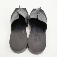GABRIELA COLL GARMENTS Open Toe Babouche NO.7 39 ラムレザー 革 サンダル 25SS ブラック メンズ ガブリエラコールガーメンツ【中古】5-0902G♪