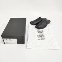 GABRIELA COLL GARMENTS Open Toe Babouche NO.7 39 ラムレザー 革 サンダル 25SS ブラック メンズ ガブリエラコールガーメンツ【中古】5-0902G♪