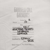 GABRIELA COLL GARMENTS HOOF BAG NO.17 定価111100円 ラムレザートートバッグ 25SS 黒 レディース ガブリエラコールガーメンツ【中古】5-0829G♪