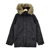 Carhartt ANCHORAGE PARKA N3-Bタイプ フェイクファー 中綿 ジャケット ブラック メンズ カーハート【中古】5-1020A◆