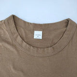 LAITERIE 日本製 サイズ40 コットン 半袖Ｔシャツ カットソー ベージュ レディース レイトリー【中古】6-0423S∞