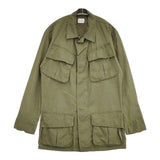 US.ARMY ジャングルファティーグ リップストップ ジャケット 70年代 カーキ メンズ ユーエスアーミー/アメリカ軍【中古】6-0125M∞