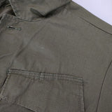 US.ARMY ジャングルファティーグ リップストップ ジャケット 70年代 カーキ メンズ ユーエスアーミー/アメリカ軍【中古】6-0125M∞