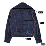 Levi's 557 Gジャン 復刻 71557-02 日本製 サード デニムジャケット ブルー メンズ リーバイス【中古】6-0125M∞