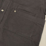 nisica コットン 長袖シャツ チャコールグレー メンズ ニシカ【中古】5-1204M∞