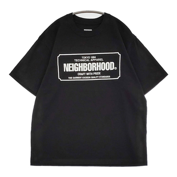 NEIGHBORHOOD NH 251 SPOT.TEE SS-8 定価8800円 サイズM 半袖Ｔシャツ カットソー 25SS ブラック メンズ ネイバーフッド【中古】5-0902S♪