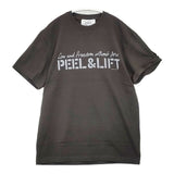 PEEL&LIFT PL23-T001 プリント 半袖Ｔシャツ カットソー チャコールグレー メンズ ピールアンドリフト【中古】6-0507S∞