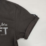 PEEL&LIFT PL23-T001 プリント 半袖Ｔシャツ カットソー チャコールグレー メンズ ピールアンドリフト【中古】6-0507S∞