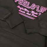 PEEL&LIFT neon tube parka 裏起毛 ネオン パーカー ブラック メンズ ピールアンドリフト【中古】5-1217T∞