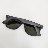 Ray-Ban WAYFARER ウェイファーラー 定価29400円 52□22 150 3N サングラス マットブラック メンズ レイバン【中古】5-0902G♪