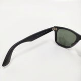 Ray-Ban WAYFARER ウェイファーラー 定価29400円 52□22 150 3N サングラス マットブラック メンズ レイバン【中古】5-0902G♪