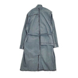 KHOKI コッキ Electic Shirt Vest 定価74800円 シャツベスト ロングシャツ コート ブルーグレー メンズ【中古】5-1204M∞