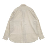 EEL Touki Button no Shirts 陶器ボタン E-18460 コットン 長袖シャツ ベージュ メンズ イール【中古】5-1204M∞