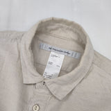 EEL Touki Button no Shirts 陶器ボタン E-18460 コットン 長袖シャツ ベージュ メンズ イール【中古】5-1204M∞