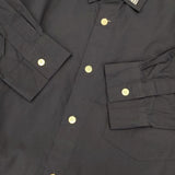 Mr.GENTLEMAN フェイクレイヤード コットン ロング 長袖シャツ ネイビー メンズ ミスタージェントルマン【中古】5-1225M∞