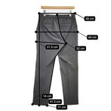 UNITED ARROWS PERTEX COZY パンツ ウォッシャブル ストレッチ パンツ グレー メンズ ユナイテッドアローズ【中古】5-1204G∞