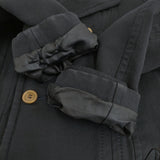 COMME des GARCONS COMME des GARCONS ポリエステルPコート M RP-C004 製品加工 染め ピーコート AD2005 ネイビー レディース コムデギャルソン/コムコム【中古】5-1121T♪