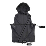 POLEWARDS DUAL FORCE STRETCH RAIN JACKET BLK マウンテンパーカー ALPINE LINE XL ナイロン ジャケット ブラック メンズ ポールワーズ【中古】5-1204M∞