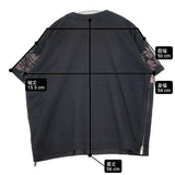 Sacai/SUN SURF パイナップル刺繍 20-04944 コットン 日本製 サイズ2 半袖Ｔシャツ カットソー ブラック ピンク レディース サカイ/サンサーフ【中古】6-0410S△